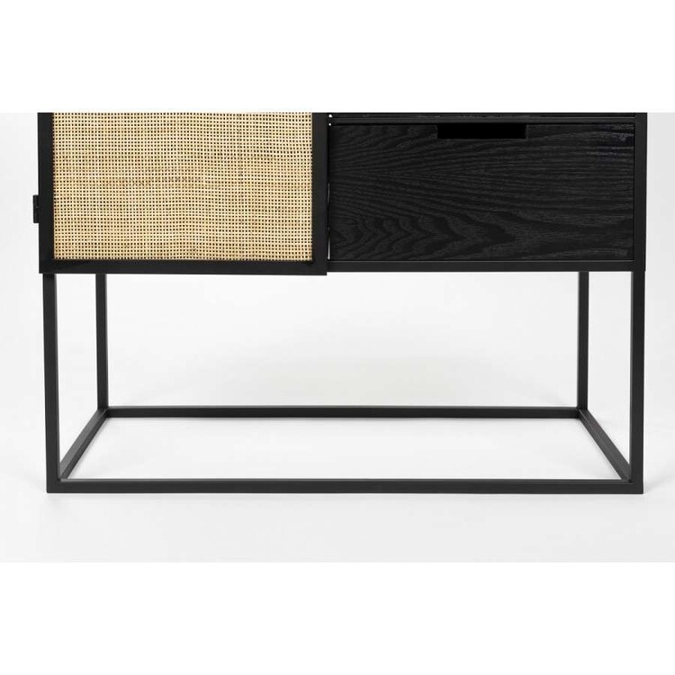 Guuji Rattan & Iron High Wine Cabinet from Accessories for the Home