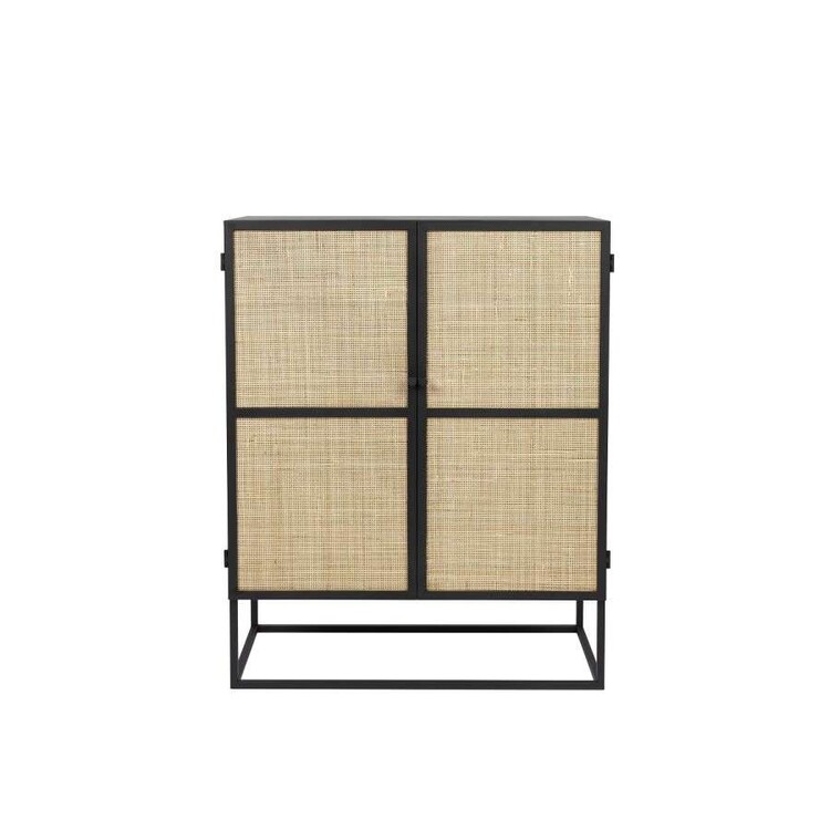 Guuji Rattan & Iron Low Cabinet from Accessories for the Home