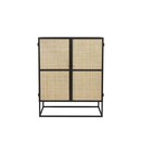 Guuji Rattan & Iron Low Cabinet from Accessories for the Home