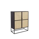 Guuji Rattan & Iron Low Cabinet from Accessories for the Home