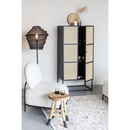 Guuji Rattan & Iron High Cabinet from Accessories for the Home 2