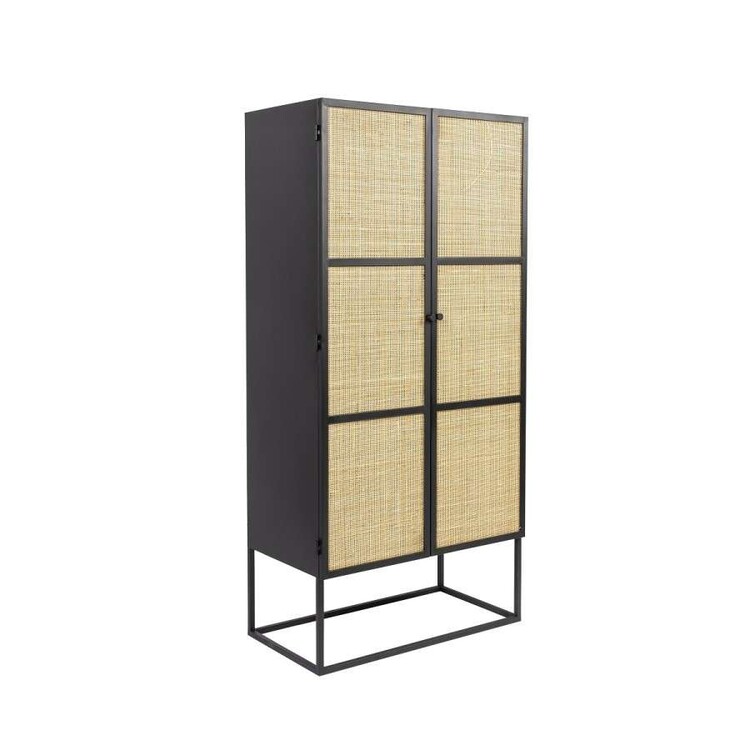 Guuji Rattan & Iron High Cabinet from Accessories for the Home Guuji Rattan & Iron High Cabinet from Accessories for the Home