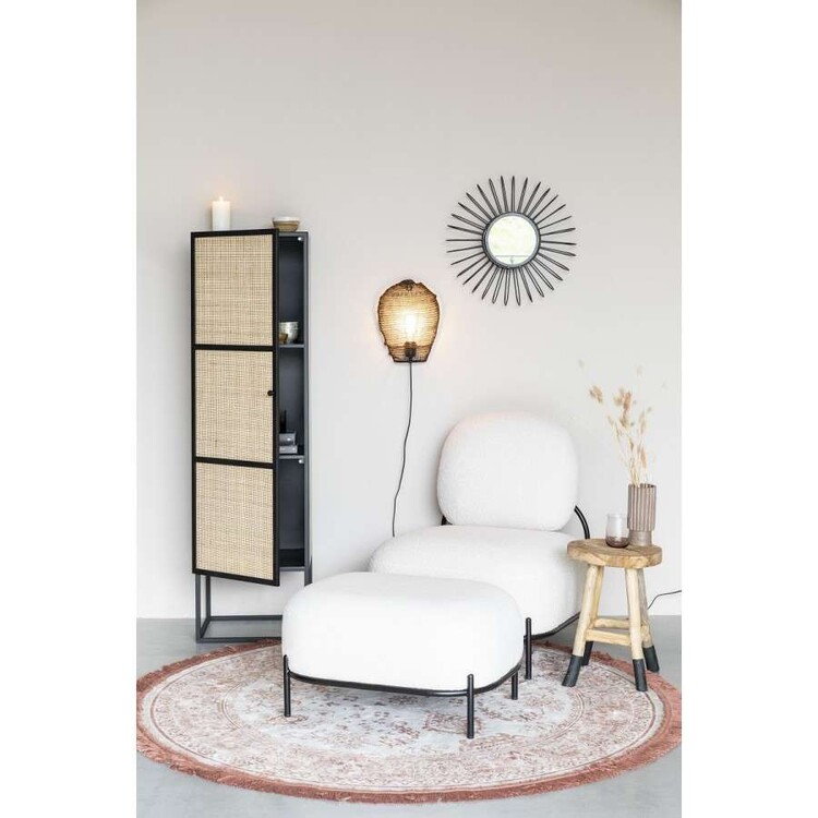 Guuji Rattan & Iron Slim Cabinet from Accessories for the Home