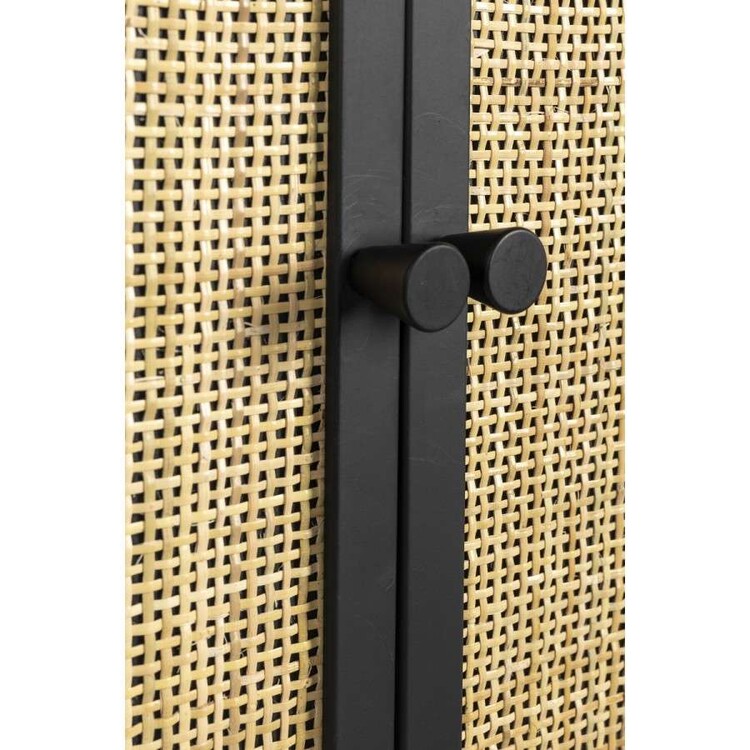 Guuji Rattan & Iron Wine Shelf from Accessories for the Home Guuji Rattan & Iron Wine Shelf from Accessories for the Home
