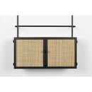 Guuji Rattan & Iron Wine Shelf from Accessories for the Home