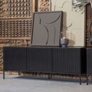 Woood Gravure Large TV Cabinet- Black, Natural, Espresso or Dust from Accessories for the Home
