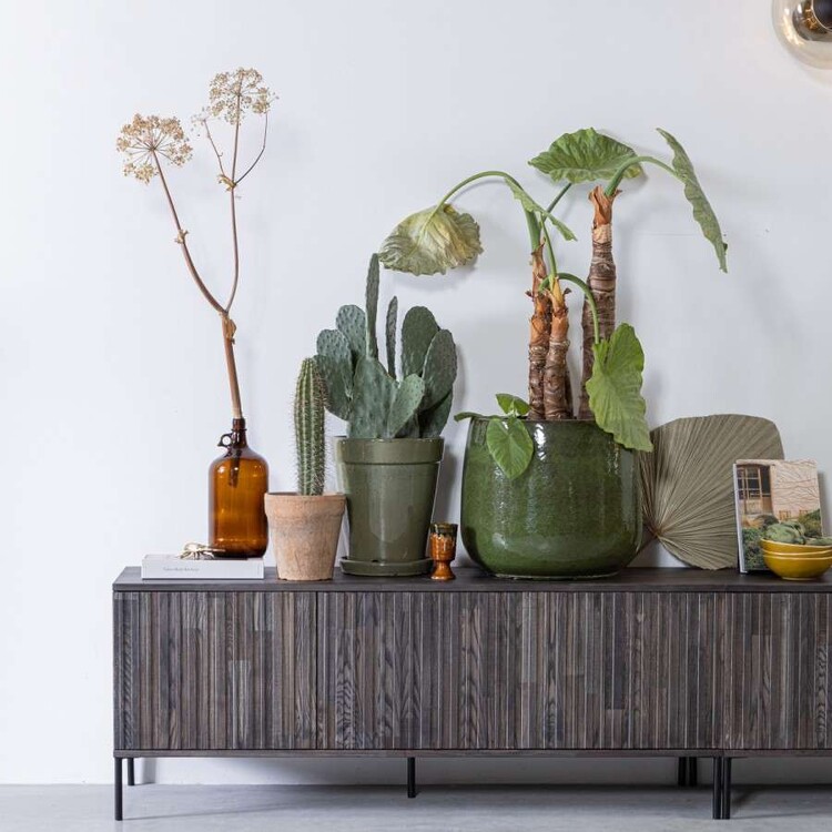 Woood Gravure Large TV Cabinet- Black, Natural, Espresso or Dust from Accessories for the Home