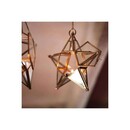 Antique Brass Glass Stars