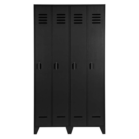 Woood Stijn Black Locker Cabinet from Accessories for the Home