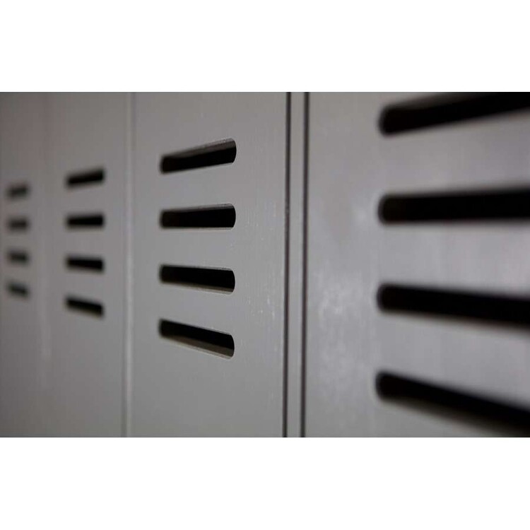 Woood Stijn Grey Locker Cabinet from Accessories for the Home Woood Stijn Grey Locker Cabinet from Accessories for the Home