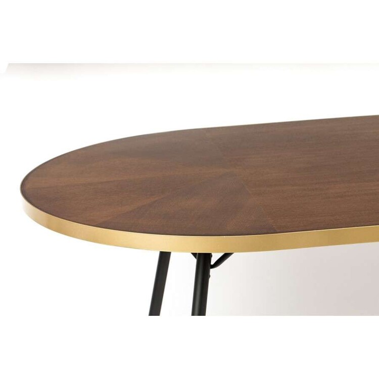 Denise Oval Walnut Dining Table from Accessories for the Home