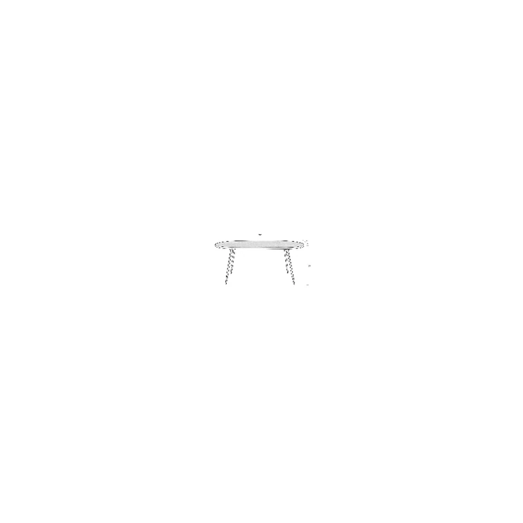 Denise Oval Walnut Dining Table from Accessories for the Home