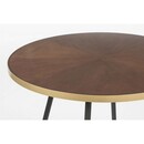 Denise Round Walnut Dining Table from Accessories for the Home