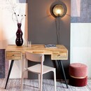 Leo 2 Drawer Teak Desk from Accessories for the Home