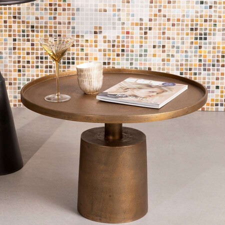 Mason Antique Brass or Black Coffee Table from Accessories for the Home 2