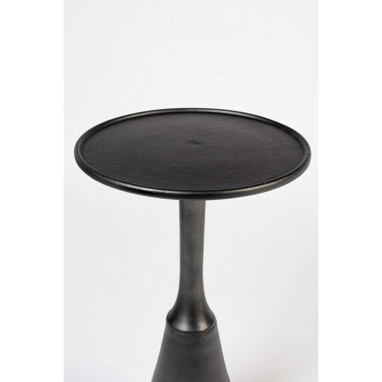 Noah Antique Brass or Black Side Table from Accessories for the Home Noah Antique Brass or Black Side Table from Accessories for the Home