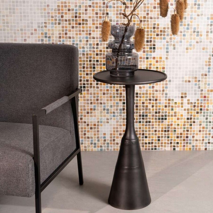 Noah Antique Black Side Table from Accessories for the Home