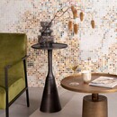 Noah Antique Brass or Black Side Table from Accessories for the Home