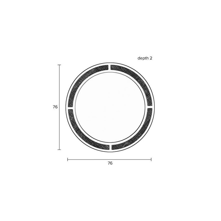 Aida Round Mirror with Rattan Frame from Accessories for the Home Aida Round Mirror with Rattan Frame from Accessories for the Home