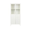 Miya White Iron Display Cabinet from Accessories for the Home