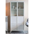 Miya White Iron Display Cabinet from Accessories for the Home