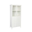 Miya White Iron Display Cabinet from Accessories for the Home
