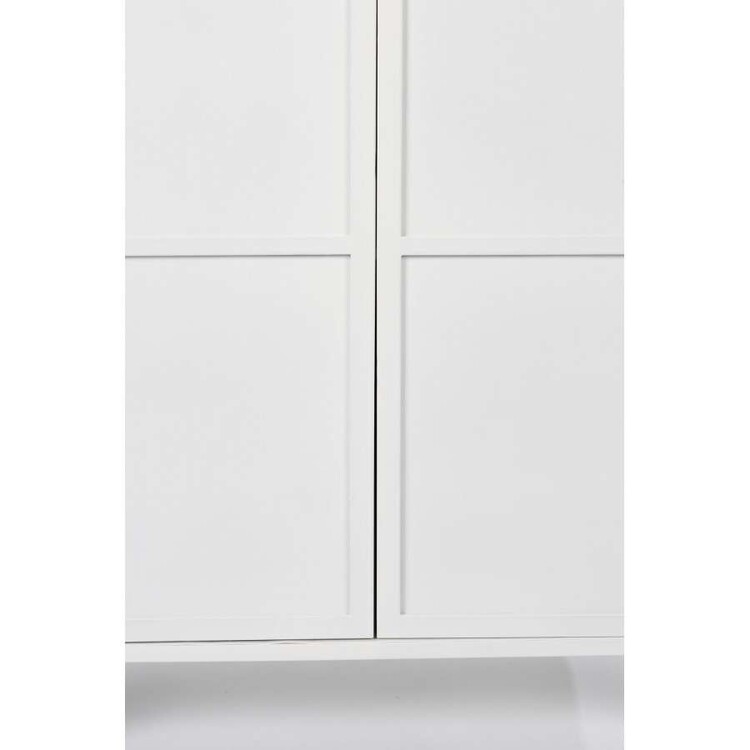 Miya White Iron Display Cabinet from Accessories for the Home Miya White Iron Display Cabinet from Accessories for the Home