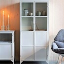 Miya White Iron Display Cabinet from Accessories for the Home