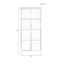 Miya White Iron Display Cabinet from Accessories for the Home