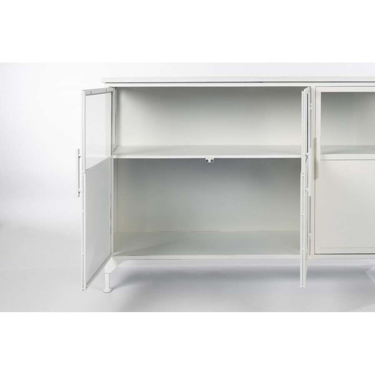 Miya White Iron Sideboard from Accessories for the Home