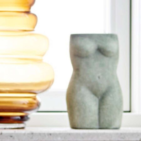 Emeli Green Terracotta Body Vase from Accessories for the Home
