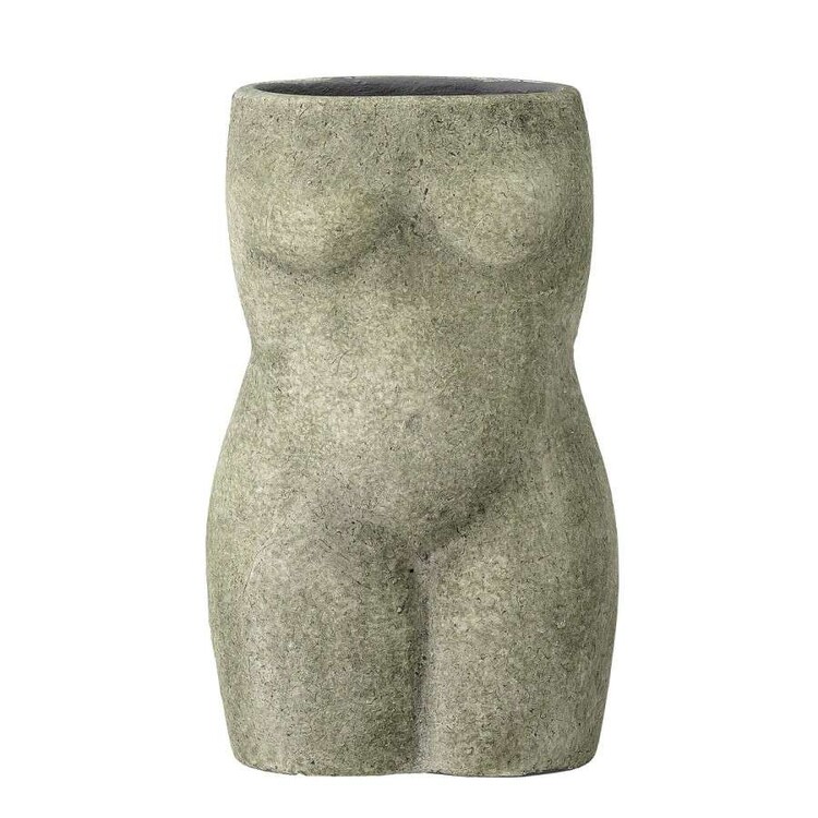 Emeli Green Terracotta Body Vase from Accessories for the Home