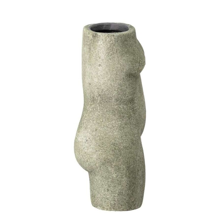 Emeli Green Terracotta Body Vase from Accessories for the Home