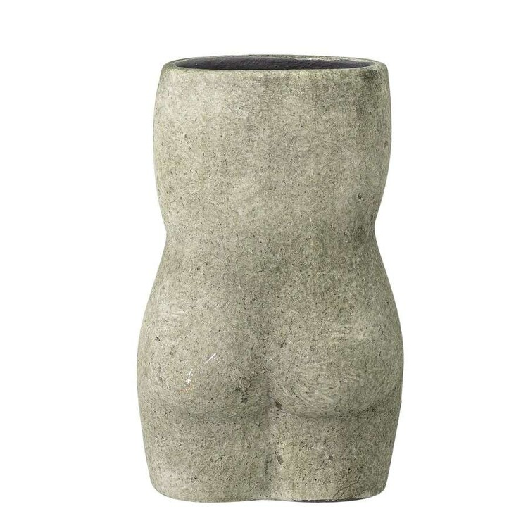 Emeli Green Terracotta Body Vase from Accessories for the Home