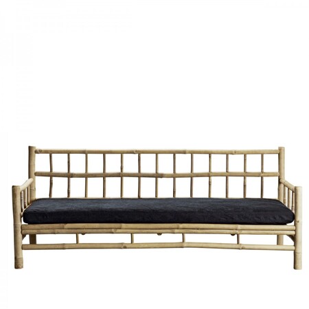 Tinekhome Natural Bamboo Couch with Cushion from Accessories for the Home 2