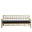 Tinekhome Natural Bamboo Couch with Cushion from Accessories for the Home