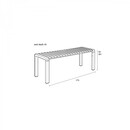 Vondel Large Outdoor Dining Bench from Accessories for the Home