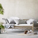 Tinekhome Natural Bamboo Couch with Cushion from Accessories for the Home