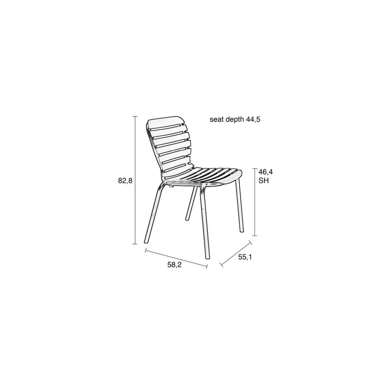 Vondel Set of 2 Garden Chairs from Accessories for the Home Vondel Set of 2 Garden Chairs from Accessories for the Home