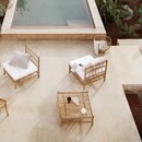 Tinekhome Natural Bamboo Modular Table from Accessories for the Home