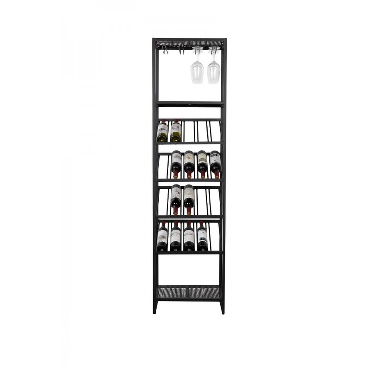 Zuiver Cantor Free Standing Iron Glass and Wine Rack from Accessories for the Home Zuiver Cantor Free Standing Iron Glass and Wine Rack from Accessories for the Home