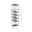 Zuiver Cantor Free Standing Iron Glass and Wine Rack from Accessories for the Home