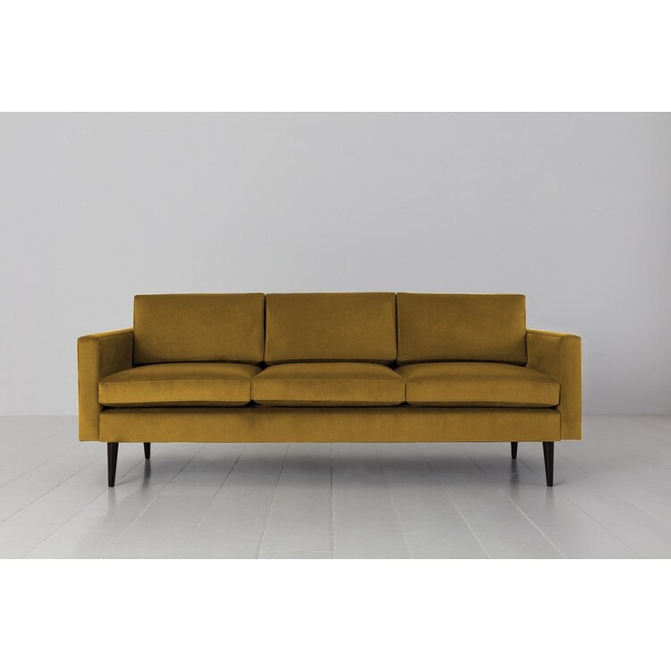 Swyft Model 01 Three Seater Sofa in Velvet from Accessories for the Home Swyft Model 01 Three Seater Sofa in Velvet from Accessories for the Home