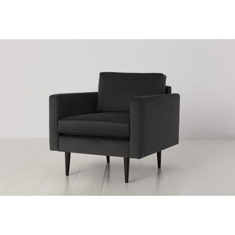 Swyft Model 01 Armchair in Velvet from Accessories for the Home