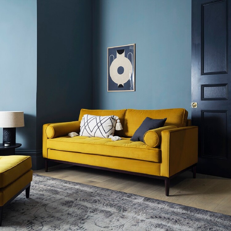 Swyft Model 02 Two Seater Sofa in Velvet from Accessories for the Home Swyft Model 02 Two Seater Sofa in Velvet from Accessories for the Home