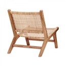 Madrisana Acacia and Rattan Woven Chair from Accessories for the Home