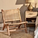 Madrisana Acacia and Rattan Woven Chair from Accessories for the Home