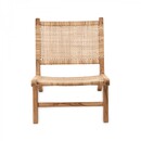 Madrisana Acacia and Rattan Woven Chair from Accessories for the Home