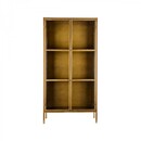 Ranchi Tall Iron Cabinet in Antique Brass from Accessories for the Home