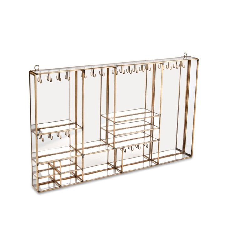 Bequai Brass Wall Hanging Jewellery Box from Accessories for the Home